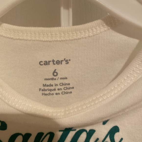 Carter’s Santa’s Little Helper 2 Piece Outfit, 6 months, Baby Christmas Outfit - Picture 5 of 12